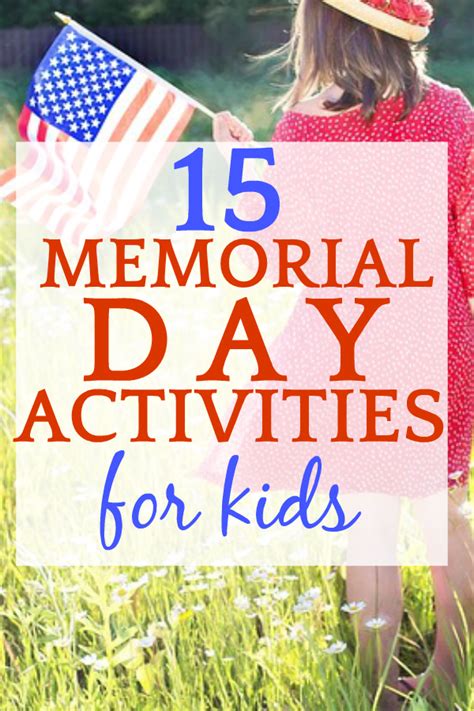 Memorial Day Aktivitäten für Kinder